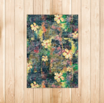 ROCK PAPER FLOWER RUG MARBLED VELVET