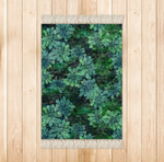 THEA RUG MARBLED VELVET WITH FRINGE