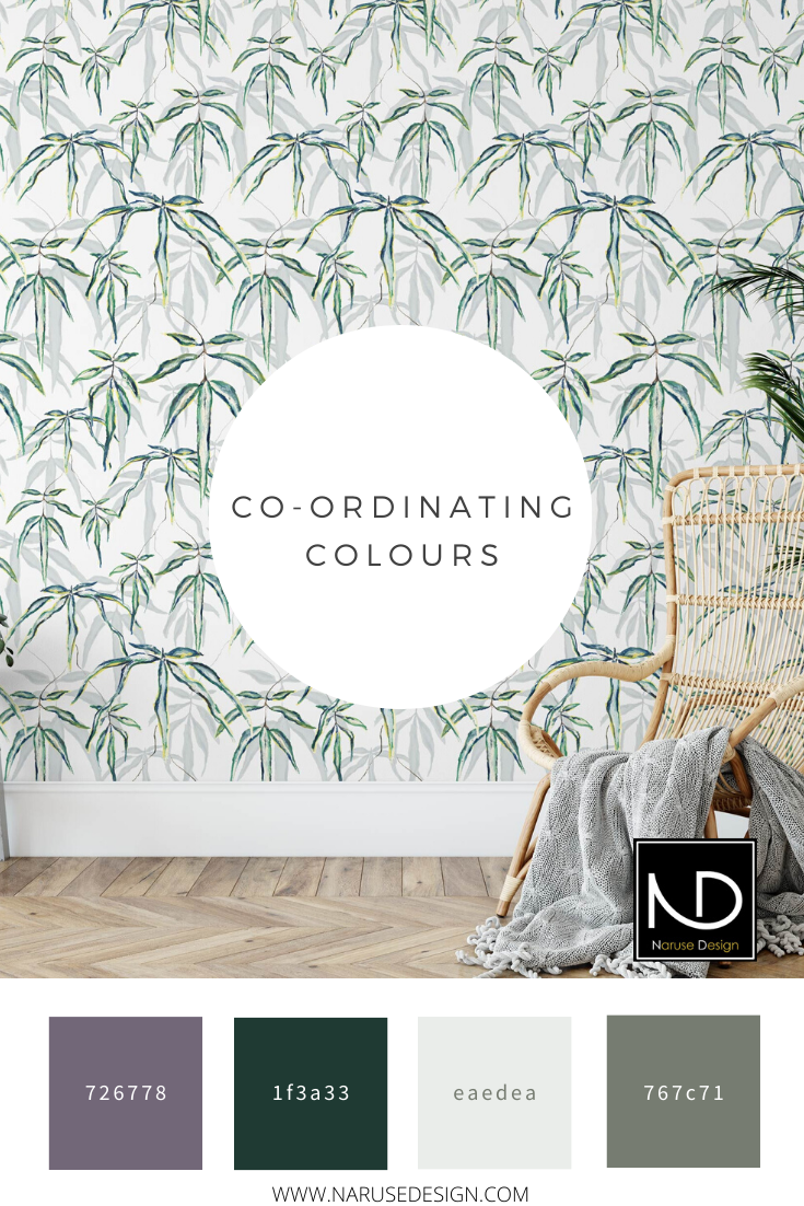 Colour coordinates for tactile connection wallpaper.