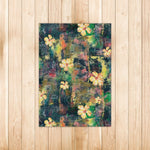 ROCK PAPER FLOWER RUG SHIMMER VELVET