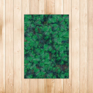 Forest explorer rug shimmer velvet