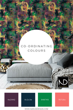 Colour coordinates for wild hearted wallpaper purple wallpaper.
