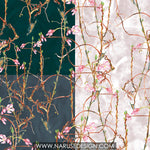 Bloom & Grow- Sakura Wallpaper/ Naruse Design