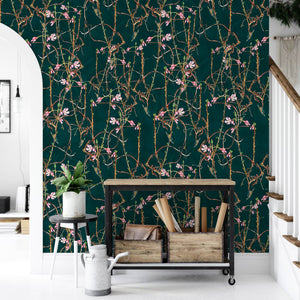 Bloom & Grow- Sakura Wallpaper/ Naruse Design