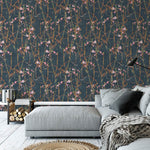 Bloom & Grow- Sakura Wallpaper/ Naruse Design