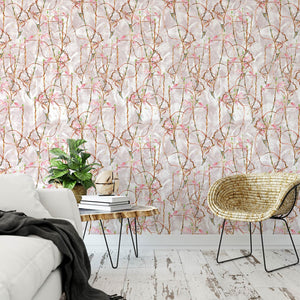 Bloom & Grow- Sakura Wallpaper/ Naruse Design
