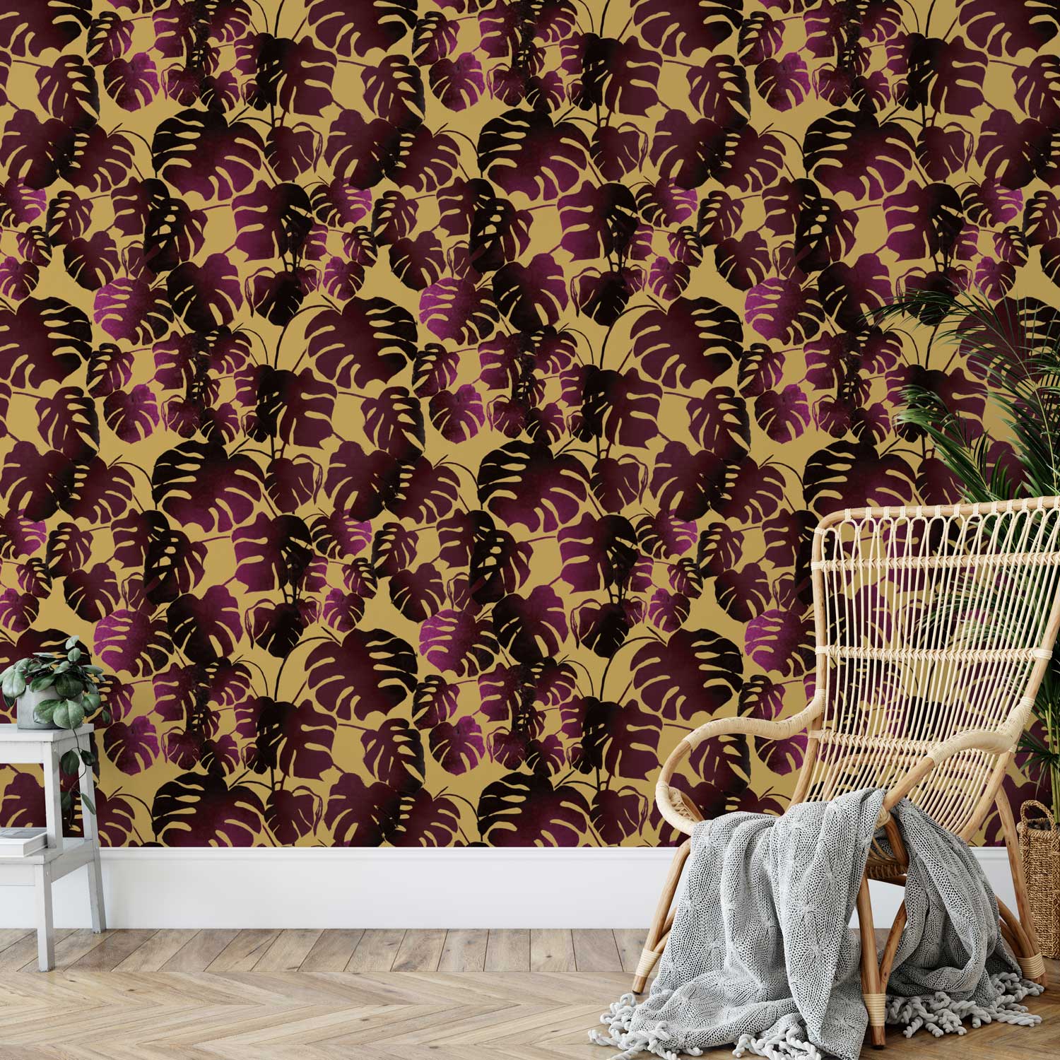 Cheese Plant Wallpaper - Bring the outdoors in with Naruse Design