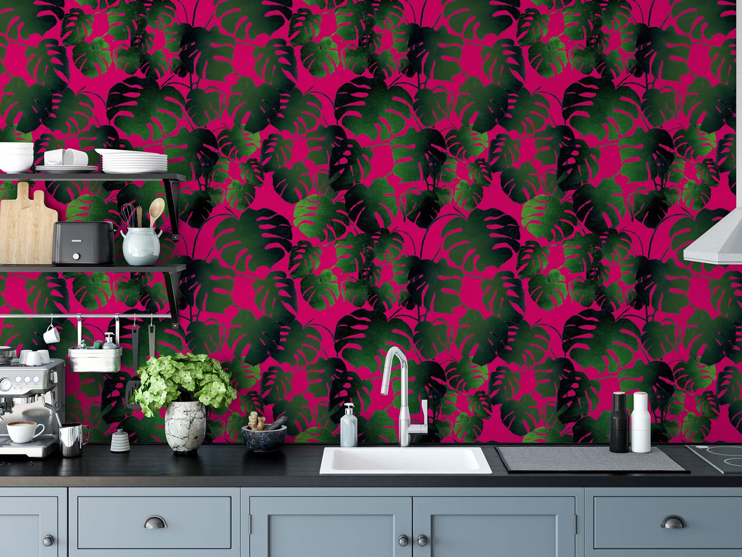 Cheese Plant Wallpaper - Bring the outdoors in with Naruse Design