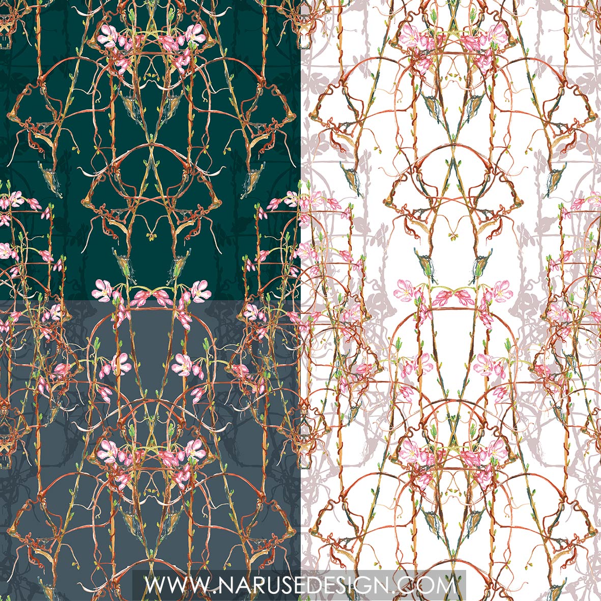 Entwine - Sakura Wallpaper/ Naruse Design