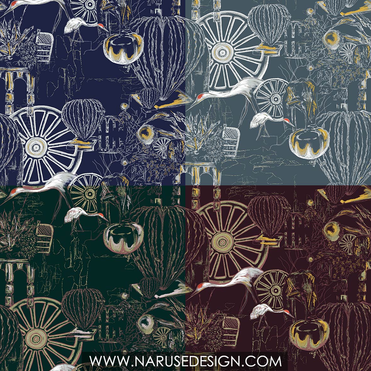 Infused Garden - Wallpaper/ Naruse Design