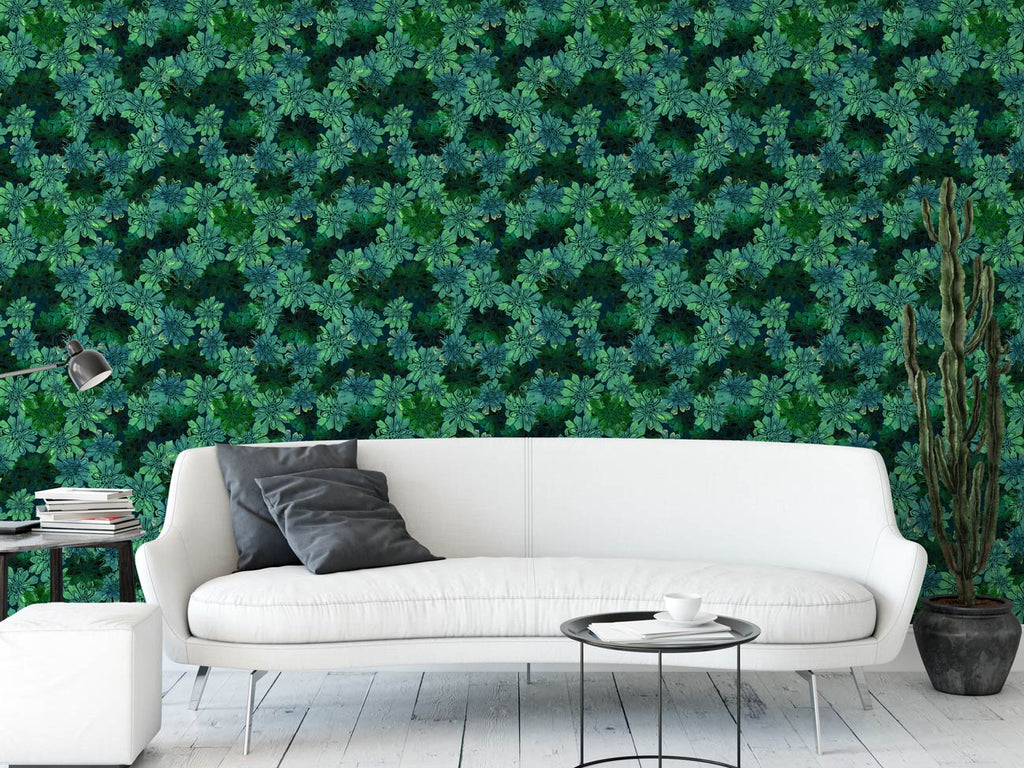 THEA Wallpaper - Echeveria Succulent / Naruse Design