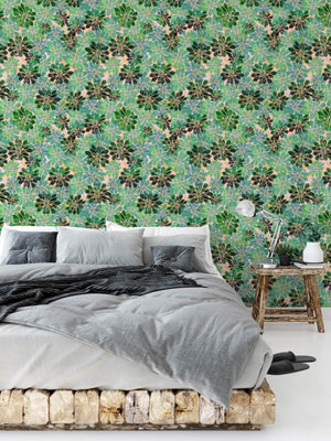 THEA Wallpaper - Echeveria Succulent / Naruse Design