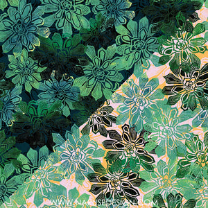 THEA Wallpaper - Echeveria Succulent / Naruse Design