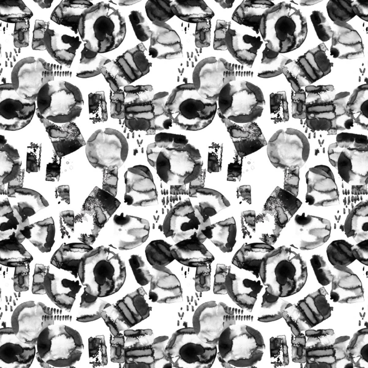 Equinox wallpaper moonlight colourway. Monochrome pattern.