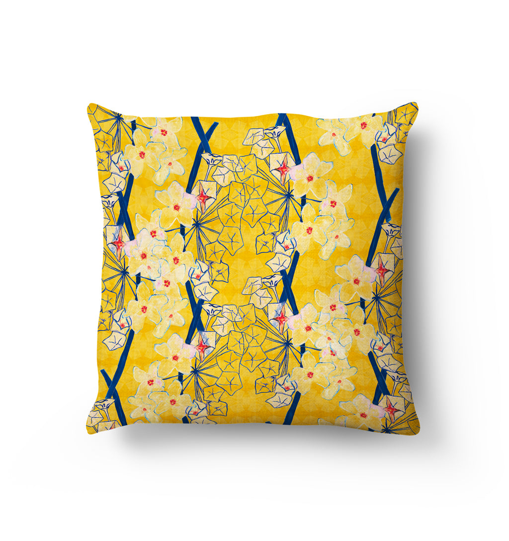 Hoya Bella Cushion / Vegan-suede/ Handmade in the UK