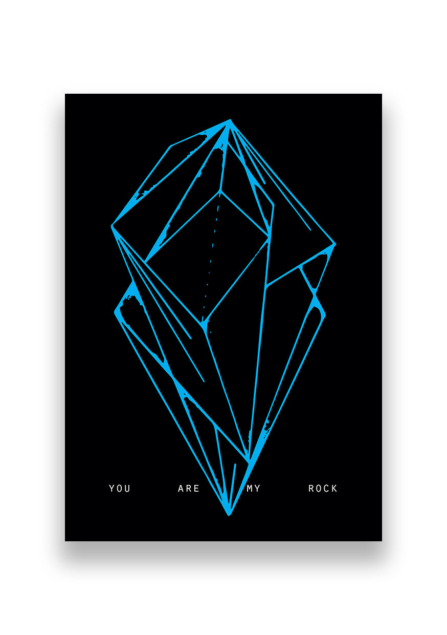 You Are My Rock Card