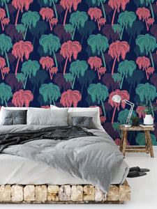 Palm Tree Peace Wallpaper / Naruse Design