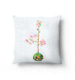 Sakura Cushion / Vegan-suede/ Handmade in the UK