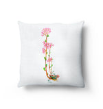 Sakura Cushion / Vegan-suede/ Handmade in the UK