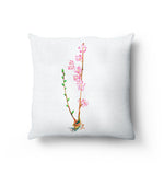 Sakura Cushion / Vegan-suede/ Handmade in the UK